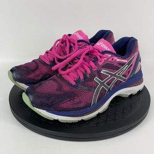Asics Gel-Nimbus 19 Purple/Pink Running Shoes T750N Women’s Size 8.5
